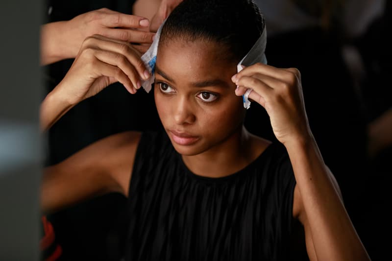 JW Anderson London Fashion Week Backstage Beauty Show SS20 Spring Summer 2020 Hair Makeup Process Kiko Milano Jonathan Anderson Collection Presentation
