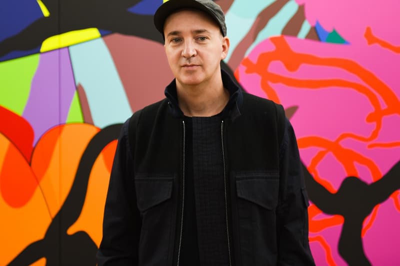 kaws artist art exhibit exhibition Brian Donnelly portrait black cap jacket shirt