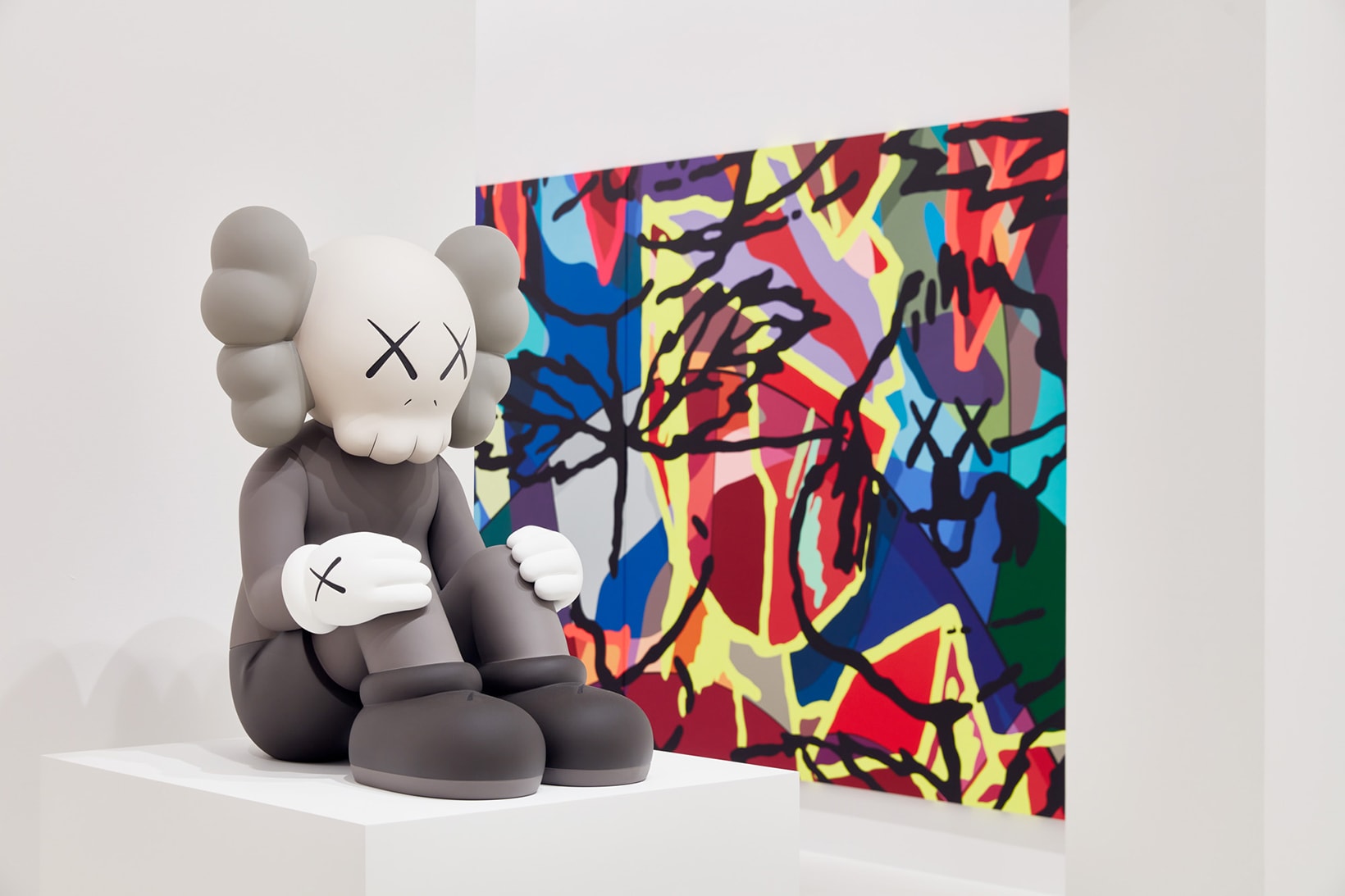 kaws companionship in the age of loneliness exhibition playtime pop up ngv melbourne brian donnelly bronze sculpture