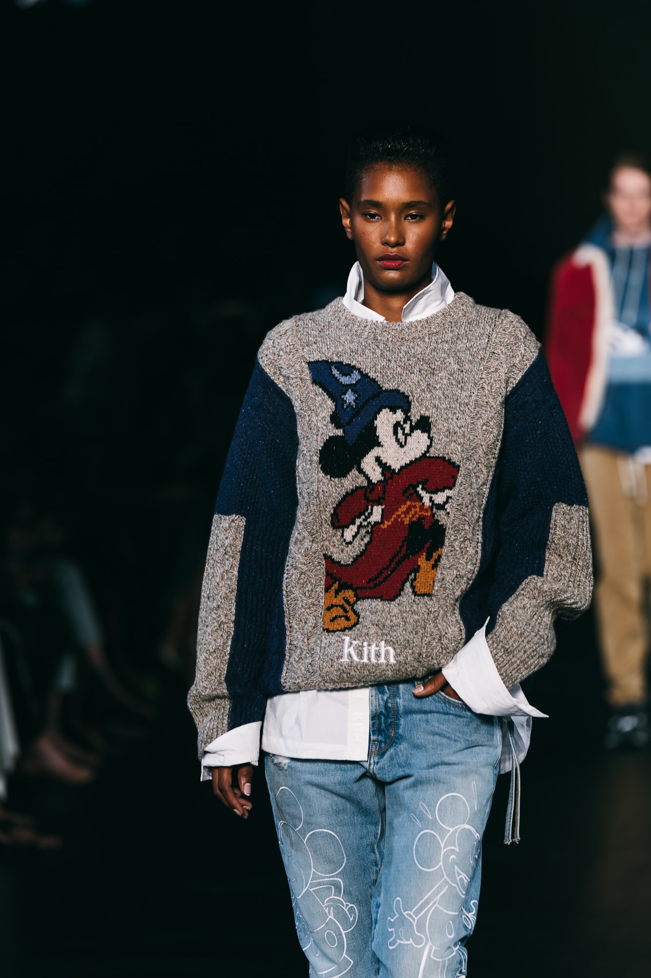kith disney mickey mouse runway knit sweater
