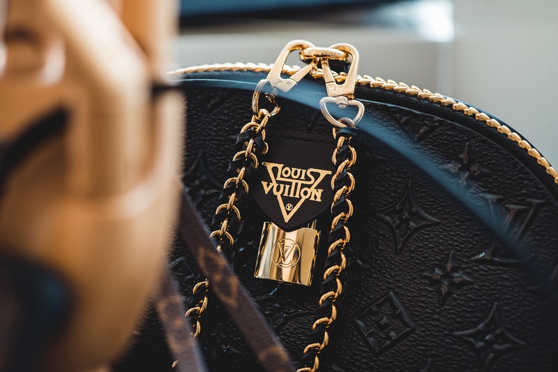 louis vuitton cruise 2020 collection closer look preview monogram gold logo bags clutch phone case egg scarf scarves accessories