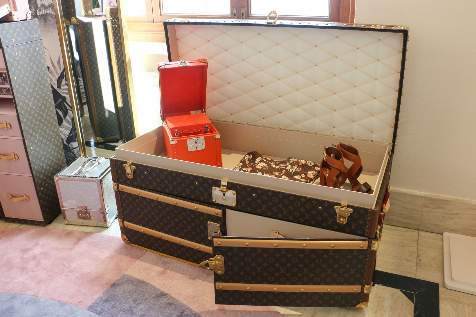 Louis Vuitton Hard Sided Trunks Preview Suitcase Brown