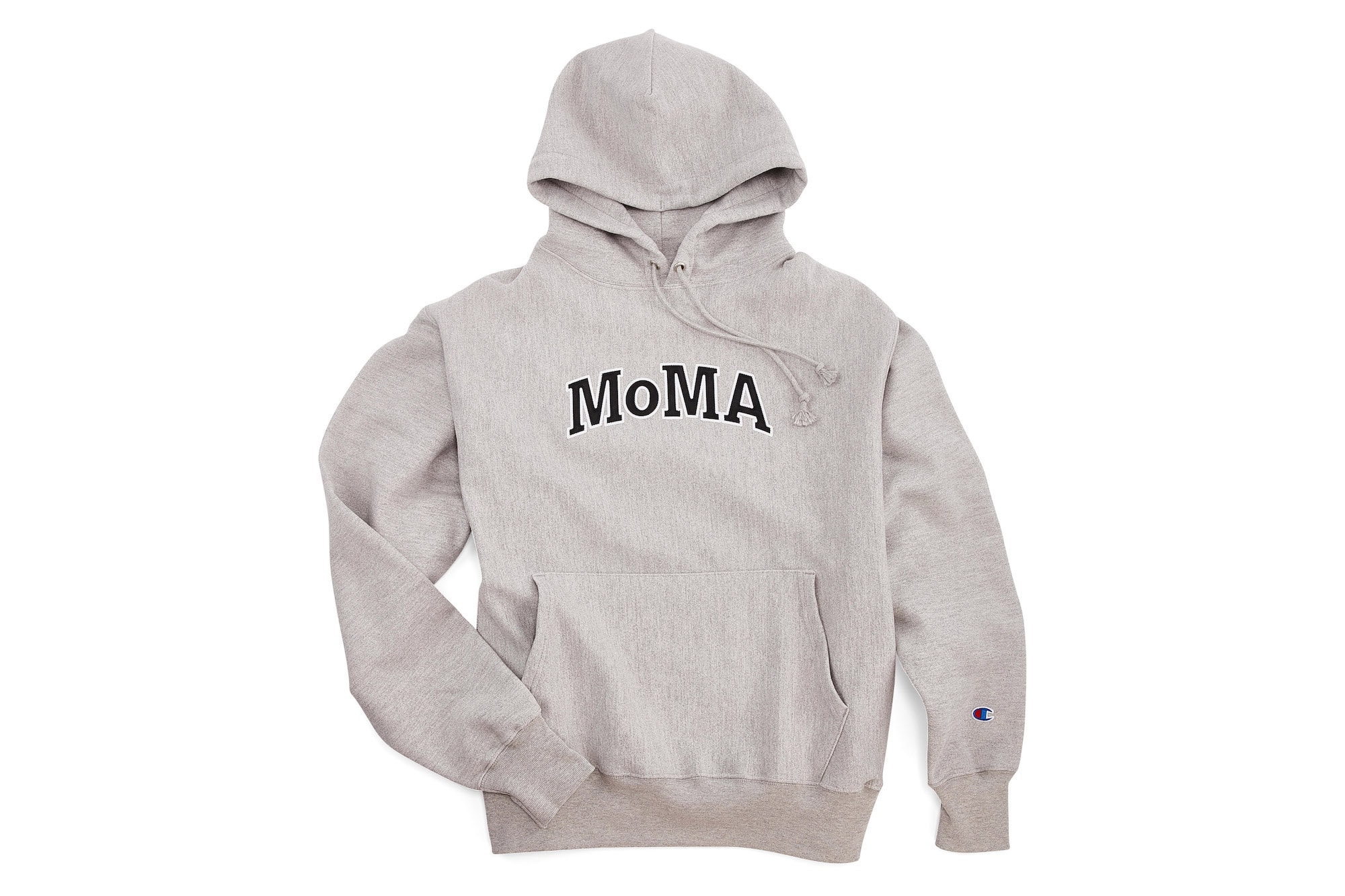 MoMA x Champion Exclusive Hoodie Collection Blue Grey Black Logo 
