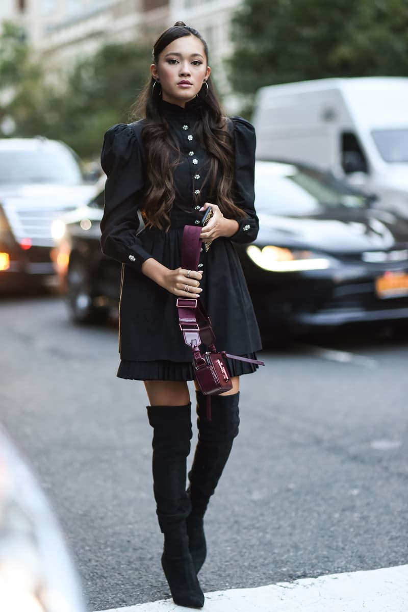 Long Boots Fashion 2019 5 https%3A%2F%2Fhypebeast.com%2Fwp content%2Fblogs.dir%2F6%2Ffiles%2F2019%2F09%2Fnew york fashion week street style statement boots 3