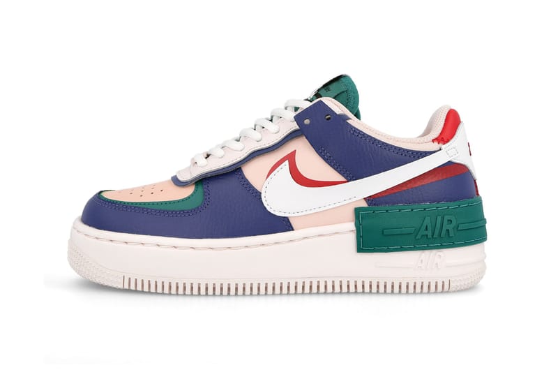 coloured nike air force 1