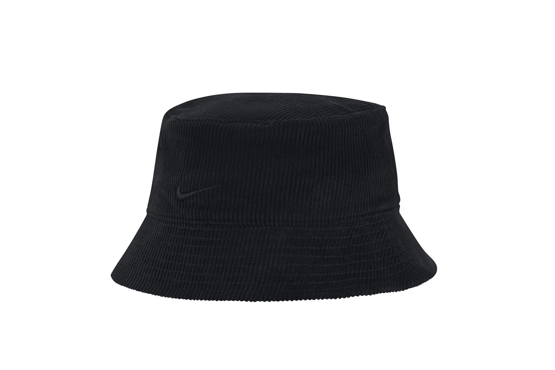 Nike Logo Bucket Hat Corduroy Black 