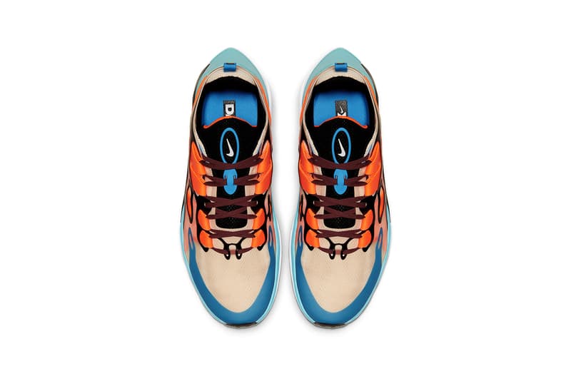nike signal d ms x sneakers orange blue aqua white release shoe footwear guava ice hyper crimson