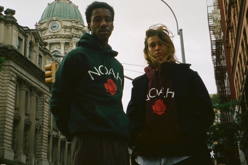 NOAH Releases New Collection of FW19 Rose Logo Hoodies