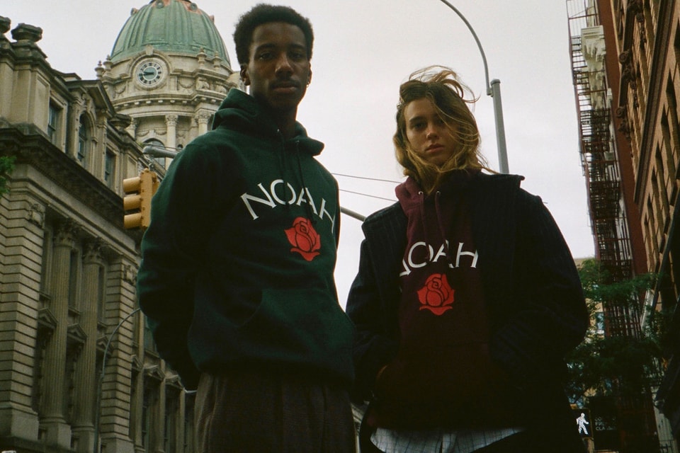 Hypebae | NOAH Releases FW19 Rose Logo Hoodies u0026 Tote Bag | Rucksack LIU JO  Ecs M Backpack AF2206 E0050 Black Strass R9251