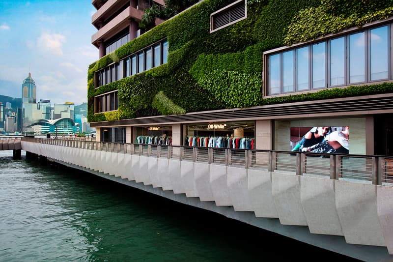 off white hong kong store victoria harbour k11 interior
