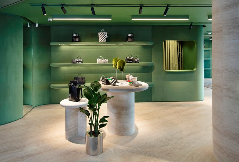 off white hong kong store victoria harbour k11 interior