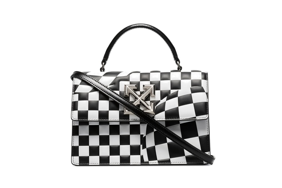 FR Fashion Co. 21 Women's Leather Checkered Print Duffle Bag