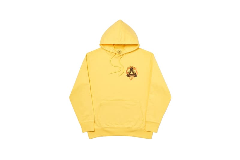 Palace Fall Winter 2019 Collection Hoodie Yellow