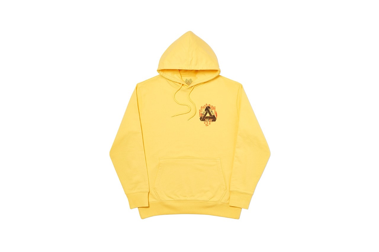 Palace Fall Winter 2019 Collection Hoodie Yellow