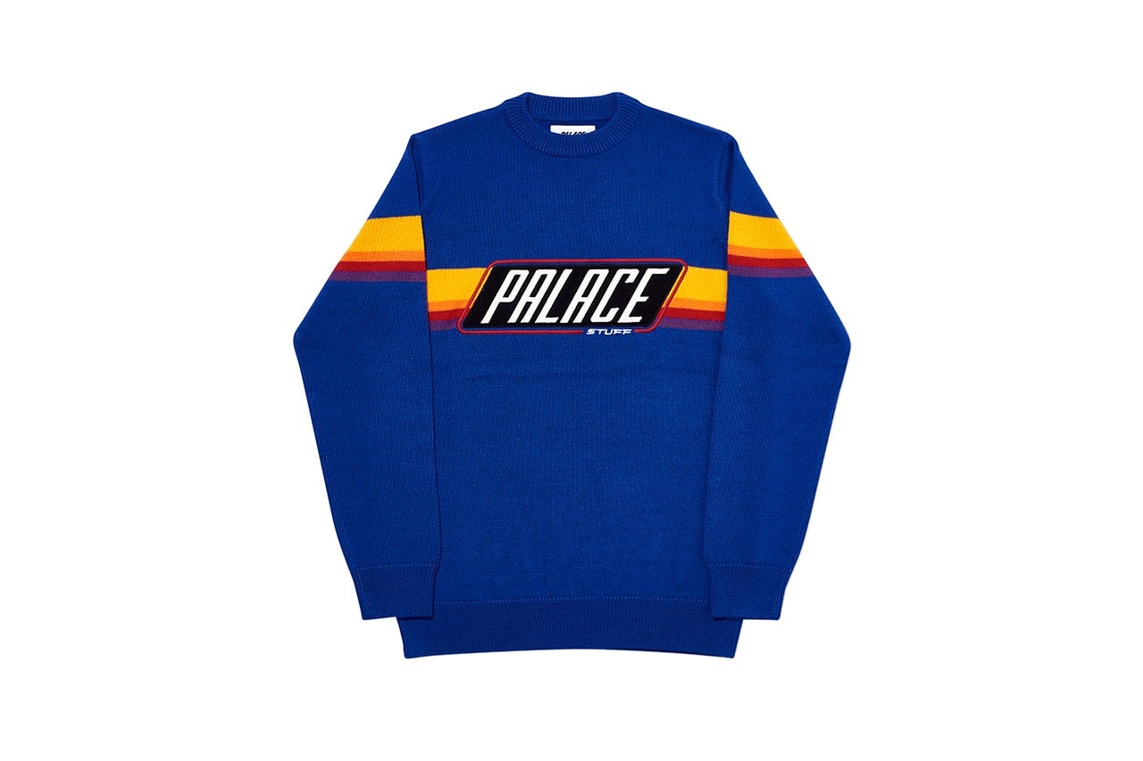 Palace Fall Winter 2019 Collection Sweater Blue