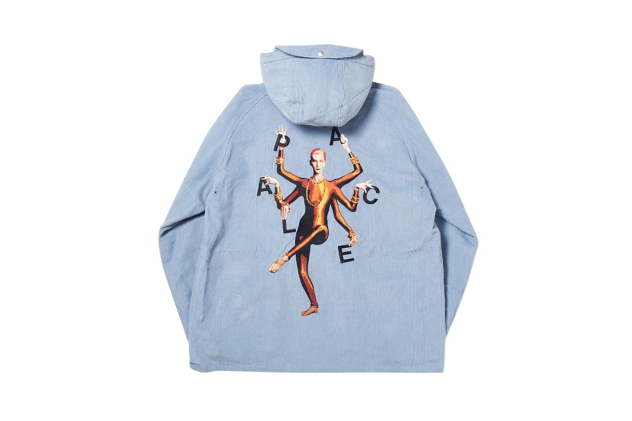Palace Fall Winter 2019 Collection Hoodie Blue