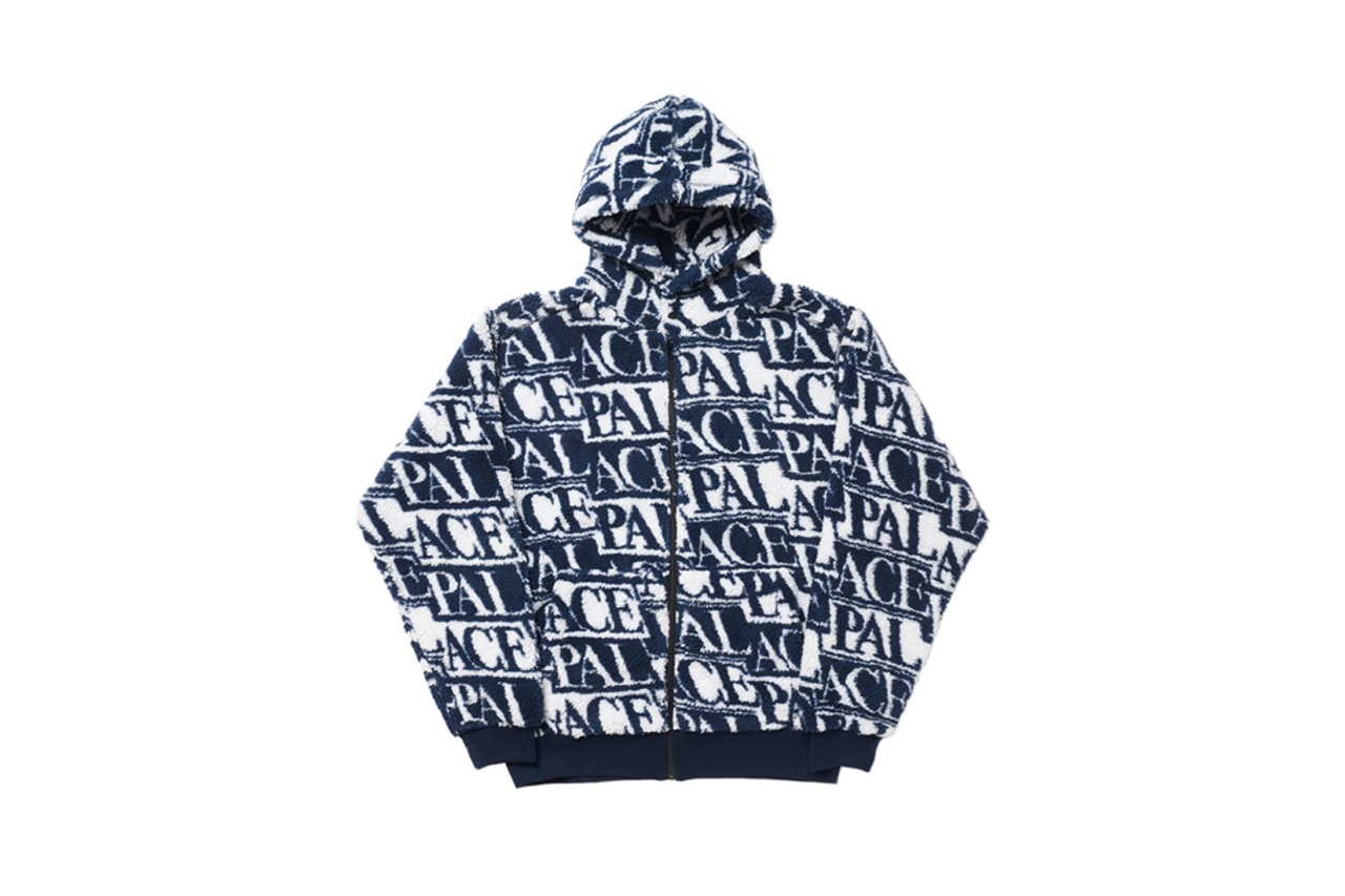 Palace Fall Winter 2019 Collection Jacket Blue White