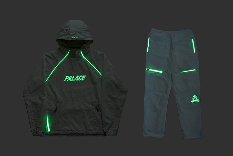 Palace's Latest Drop Features Glow-In-The-Dark Tracksuits
