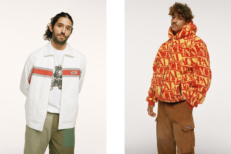 Palace Fall Winter 2019 Lookbook Jackets White Red Yellow