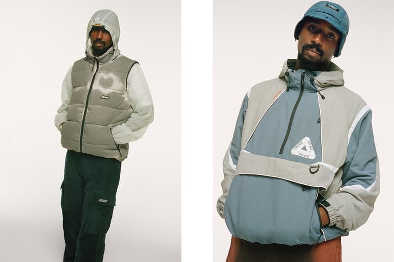 Palace Fall Winter 2019 Lookbook Jackets Grey Blue