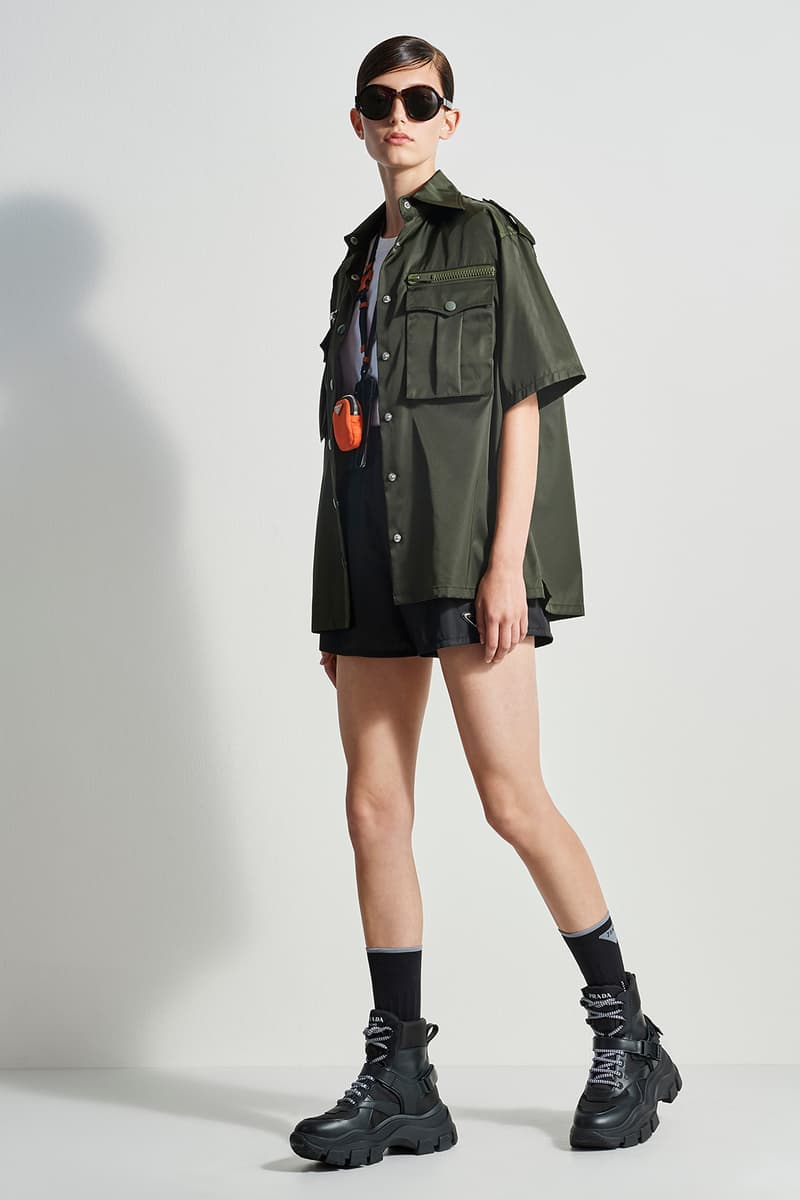 Prada Escape Collection Selfridges London Store Camo Water Bottle