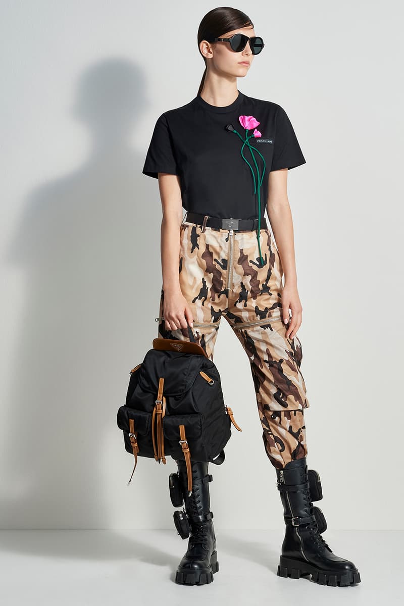 Prada Escape Collection Selfridges London Store Camo Water Bottle