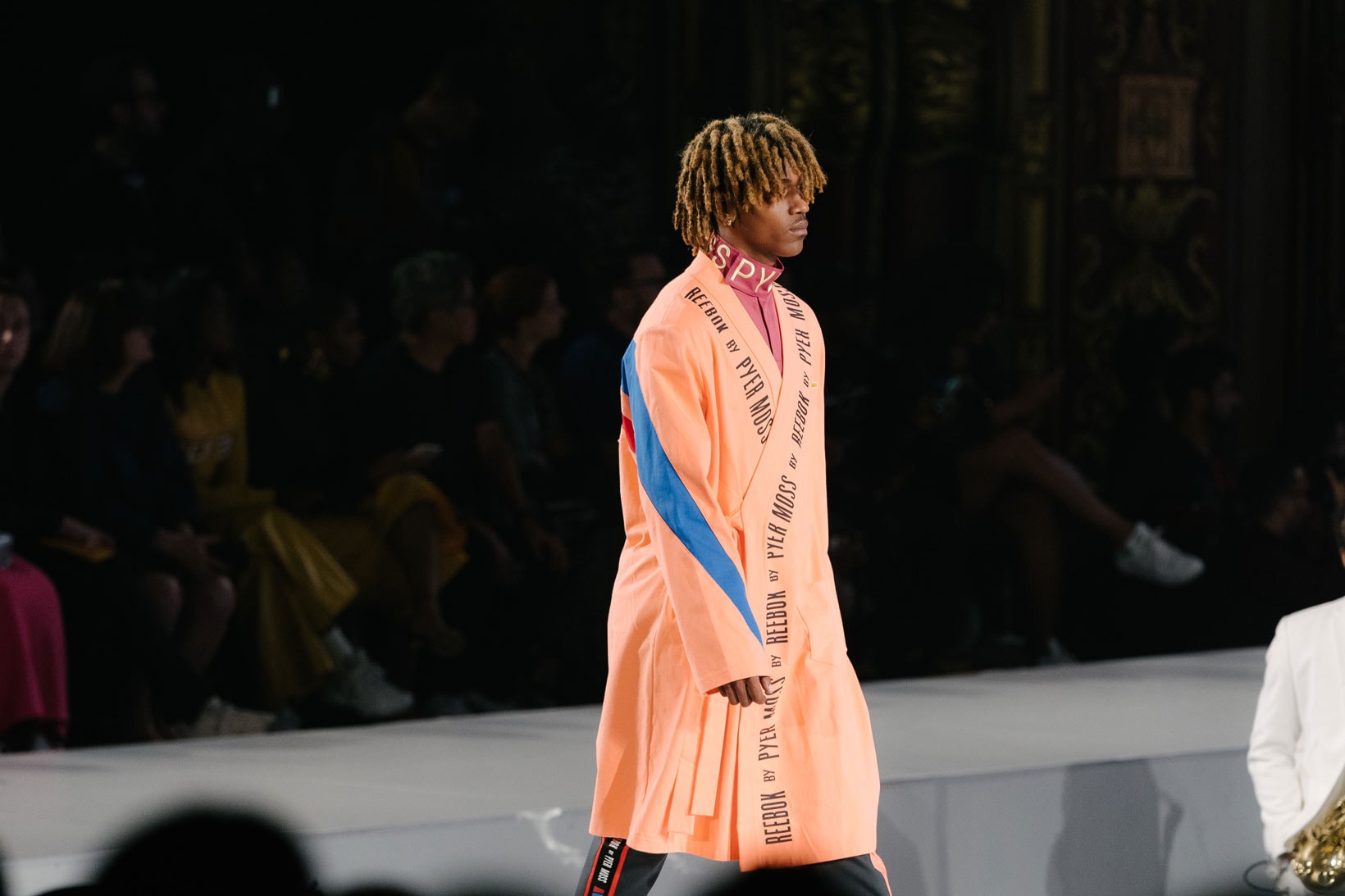 Pyer Moss Collection 3 New York Fashion Week Spring Summer 2020 Jacket Orange