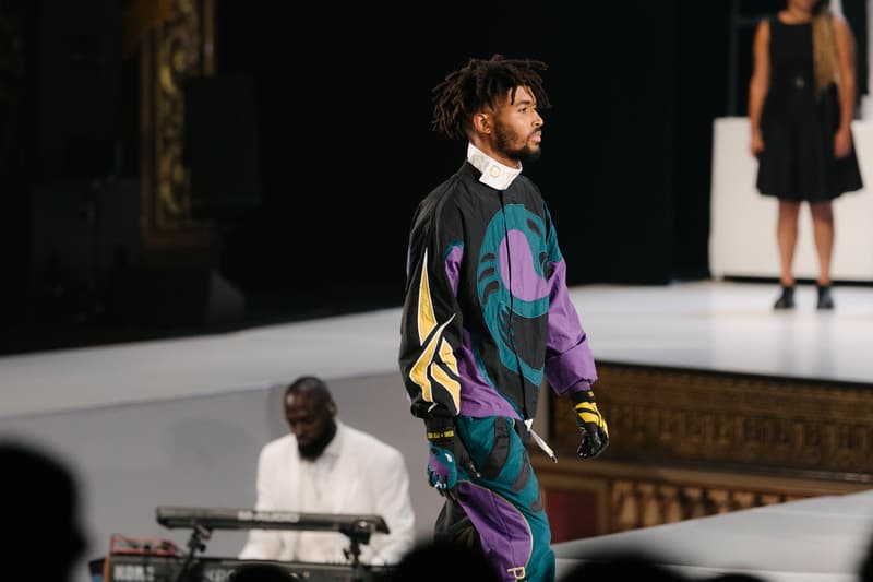 Pyer Moss Collection 3 New York Fashion Week Spring Summer 2020 Jacket Blue Purple