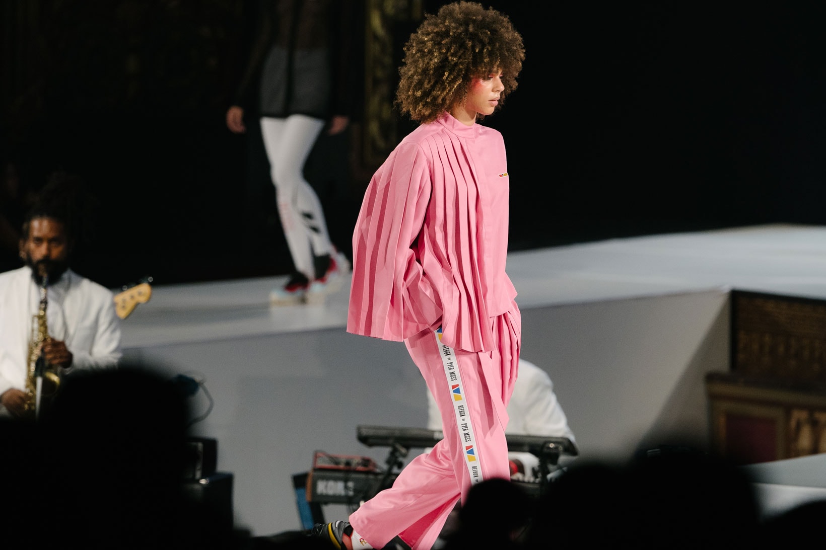 Pyer Moss Collection 3 New York Fashion Week Spring Summer 2020 Jacket Pants Pink
