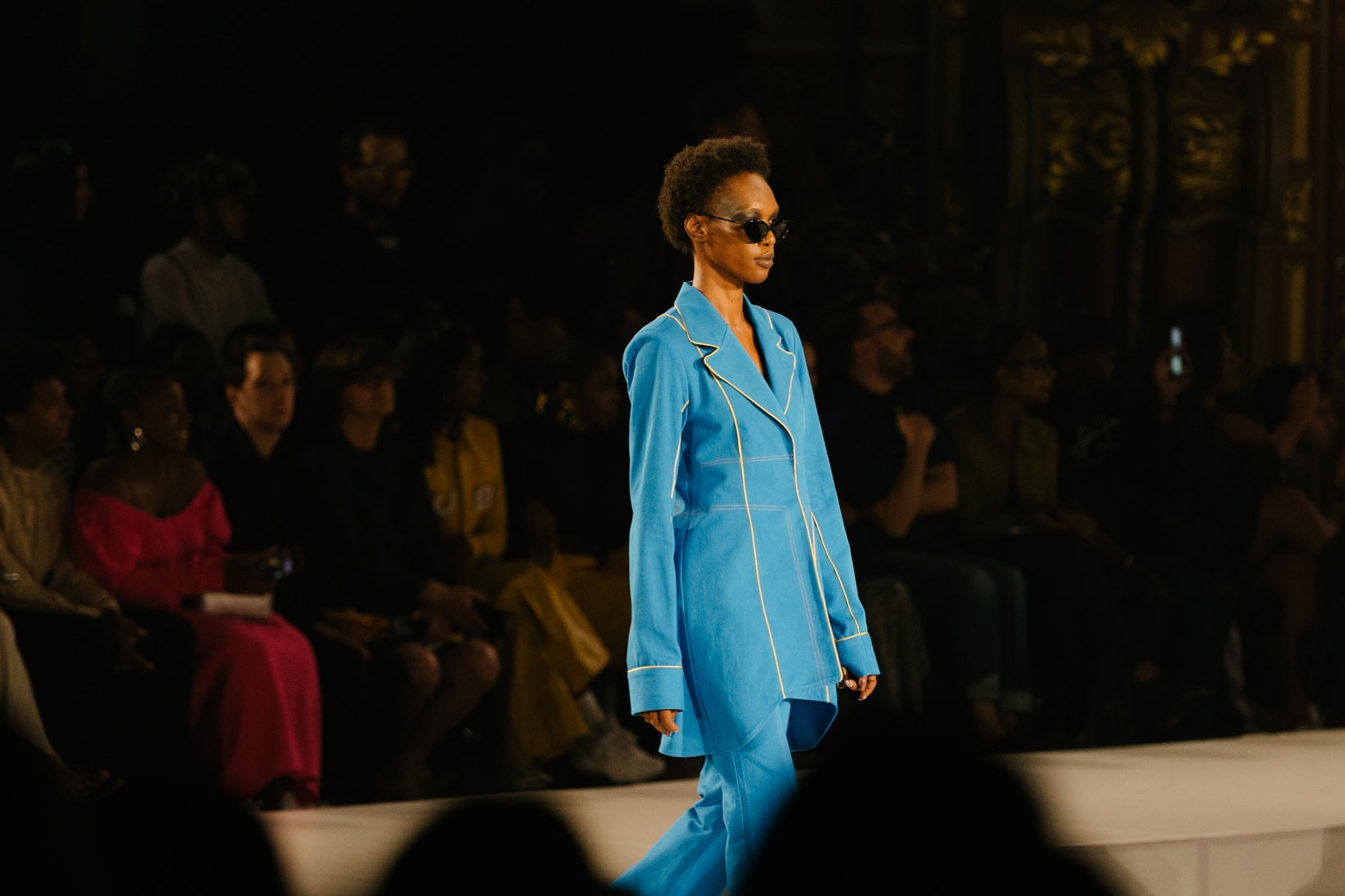 Pyer Moss Collection 3 New York Fashion Week Spring Summer 2020 Suit Blue