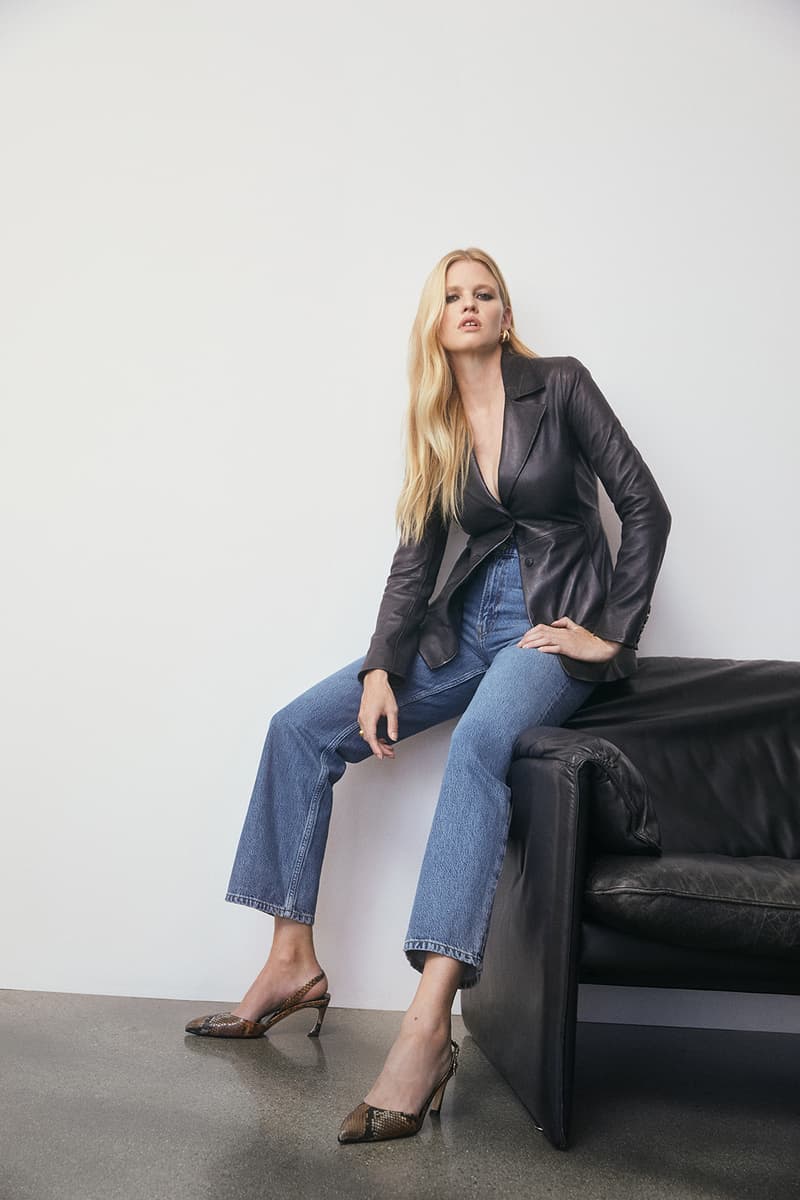 reformation fall ref jeans denim sustainability eco friendly collection lara stone fashion clothes dresses jackets jumpsuits