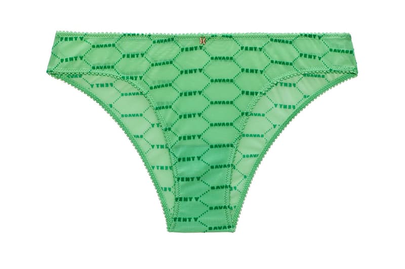 Savage X Fenty Fall Winter 2019 Lingerie Collection Underwear Green Amazon