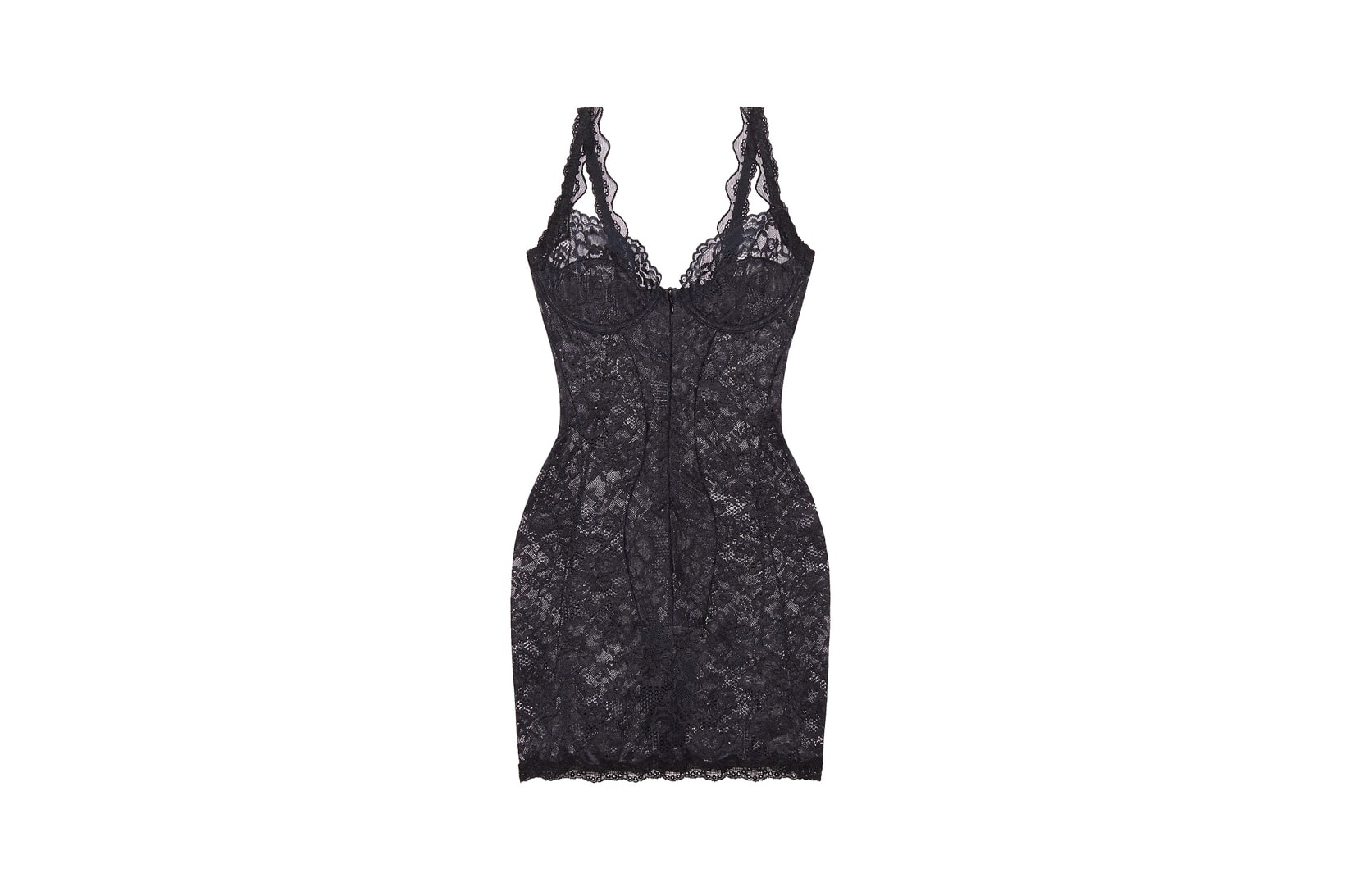 Savage X Fenty Fall Winter 2019 Lingerie Collection Lace Dress Black Amazon