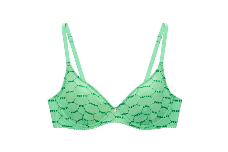 Savage X Fenty Fall Winter 2019 Lingerie Collection Bra Green Amazon