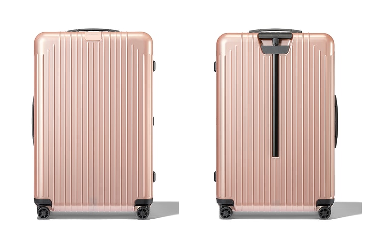 RIMOWA Unveils Its Essential Lite Suitcase in "Pearl Rose"