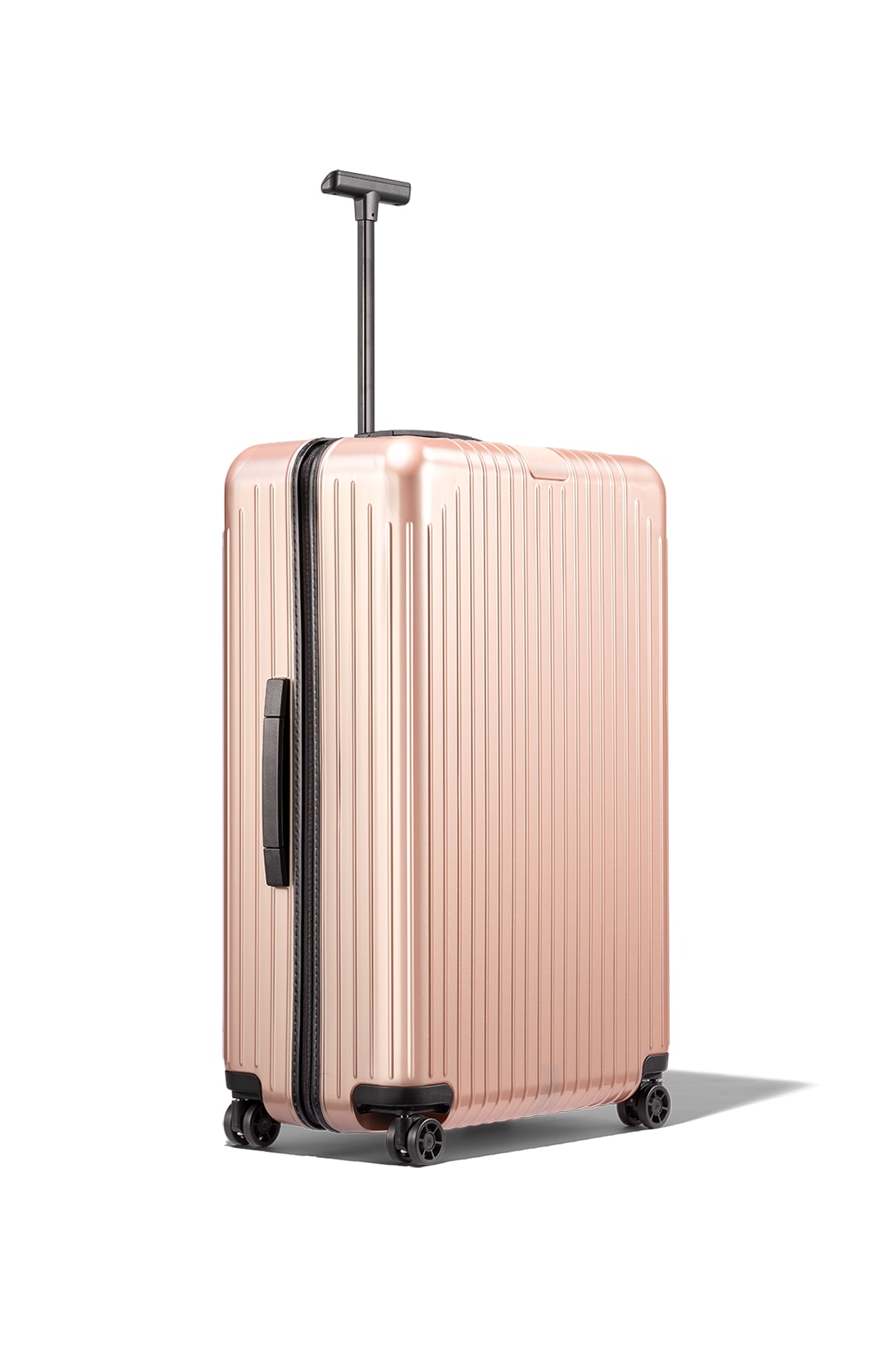 rimowa essential lite suitcase luggage bags rose gold pink black travel cabin check in