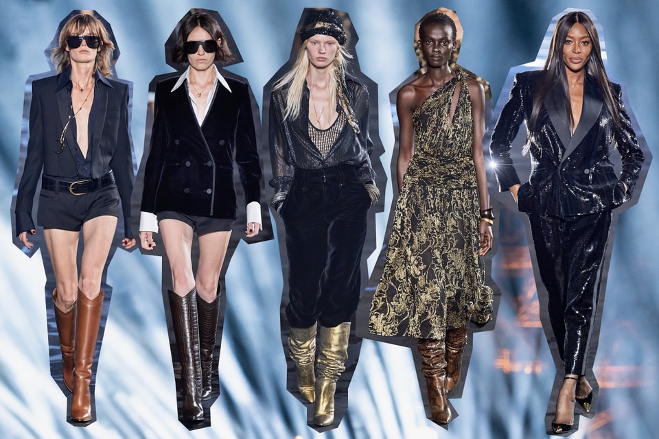 9 iconic Saint Laurent looks worn by celebrities - Grazia