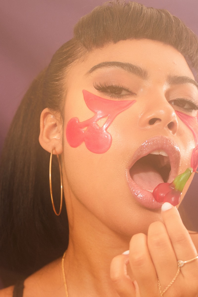 Squish Beauty Cherry Eye Cheek Masks Acne Fighting Patches Lip Gloss No Retouching Photoshop Charli Howard