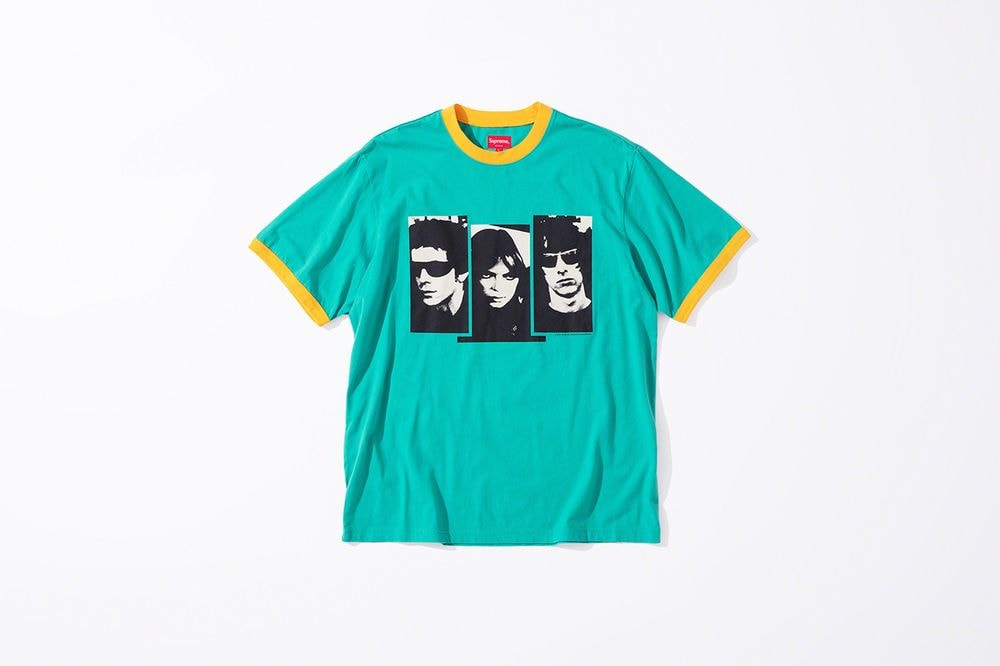 Supreme x The Velvet Underground Fall 2019 Collection T Shirt Teal