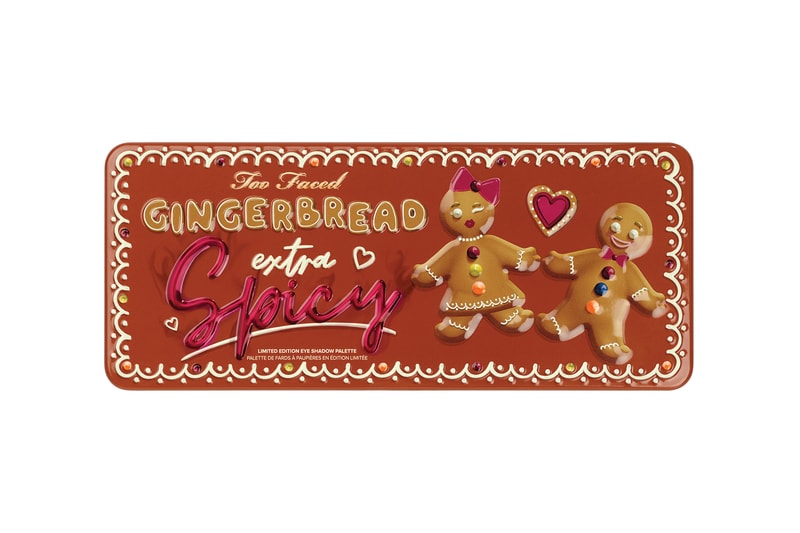 too faced holiday christmas 2019 makeup collection gingerbread beauty eyeshadow