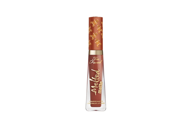 too faced holiday christmas 2019 makeup collection gingerbread beauty lip matte