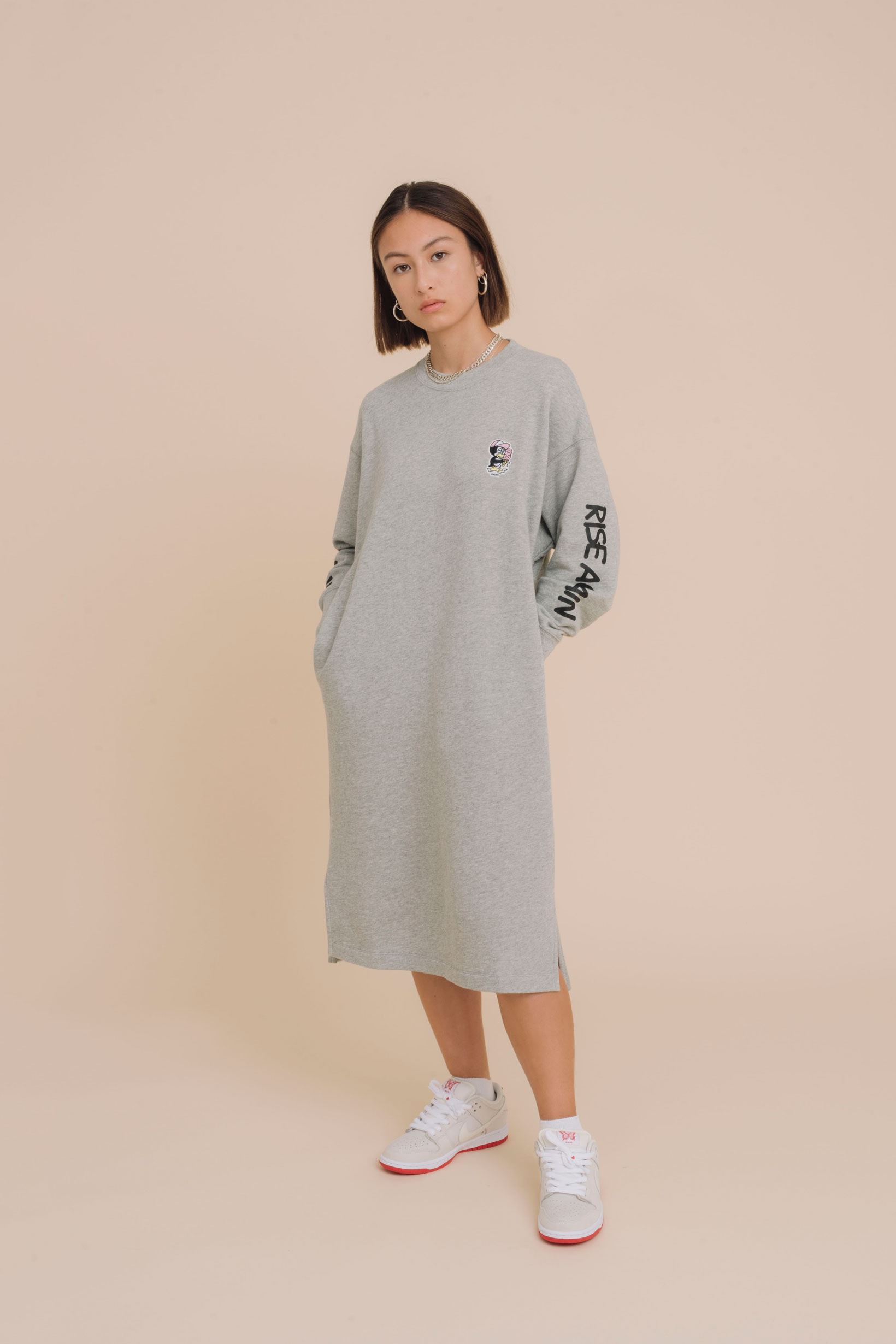Verdy x Uniqlo UT Fall Winter 2019 Collection Sweater Dress Grey