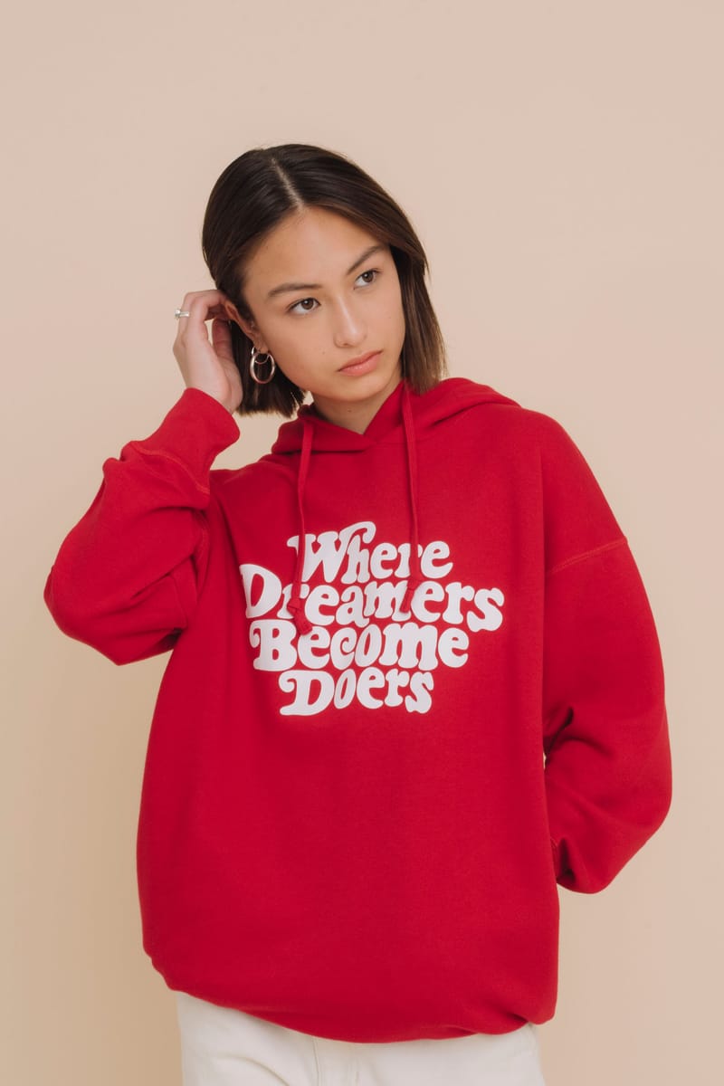 uniqlo red hoodie