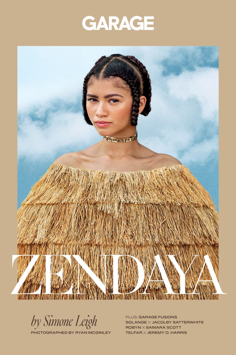 Zendaya GARAGE Magazine Cover Simone Leigh Sculpture Tan