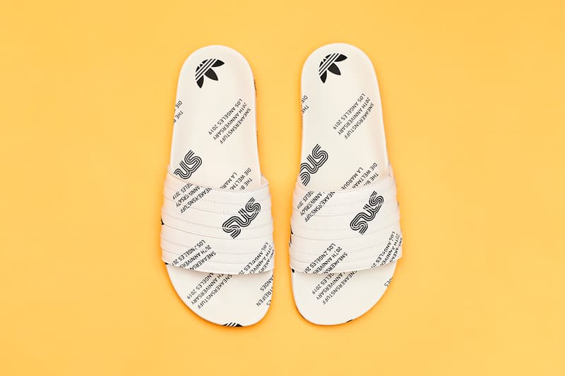 Sneakersnstuff x adidas Adilette Slide 20th Anniversary