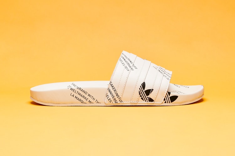 adidas x Sneakersnstuff Team up on Commemorative Adilette Slide