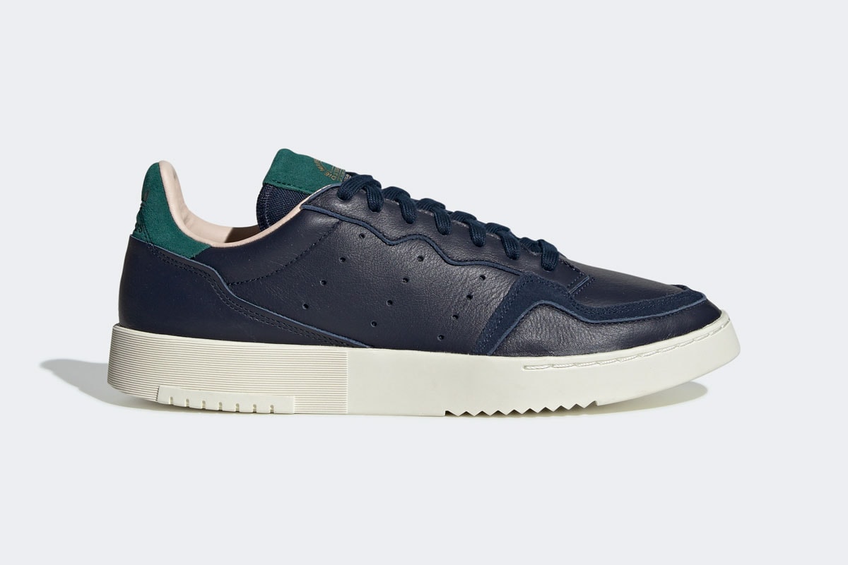 adidas supercourt white navy black sneaker trainer footwear silhouette house of classics collection 