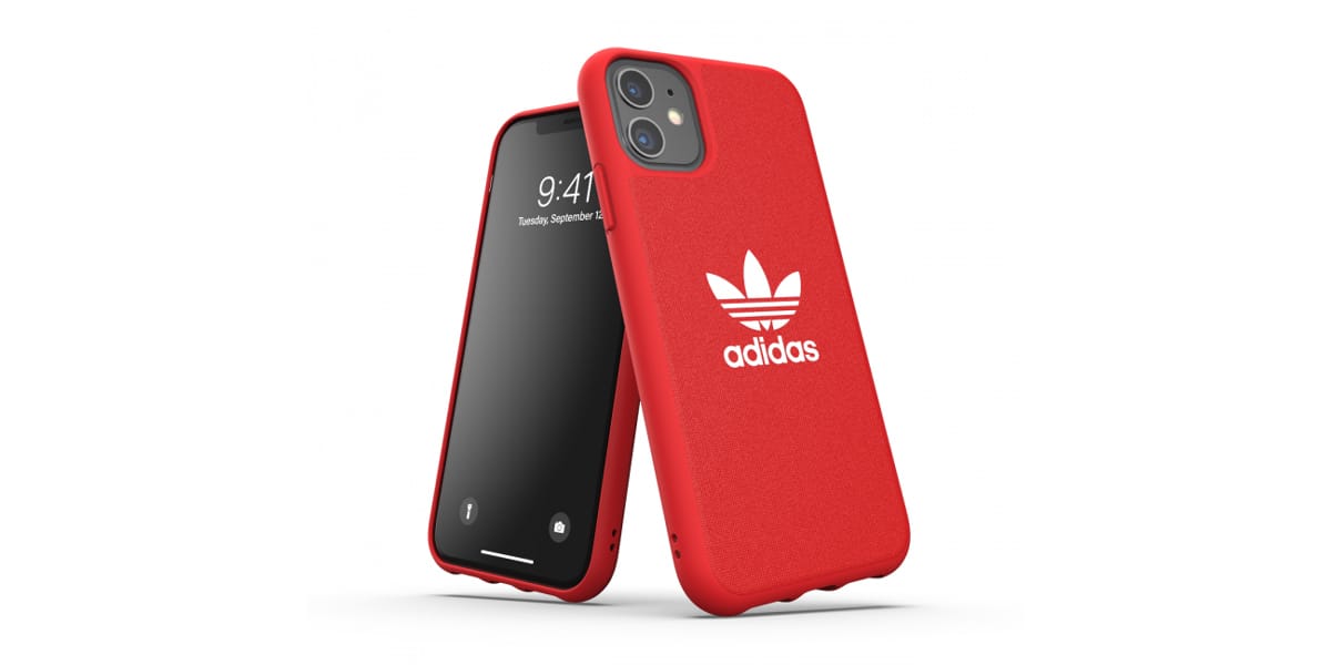 red adidas phone case
