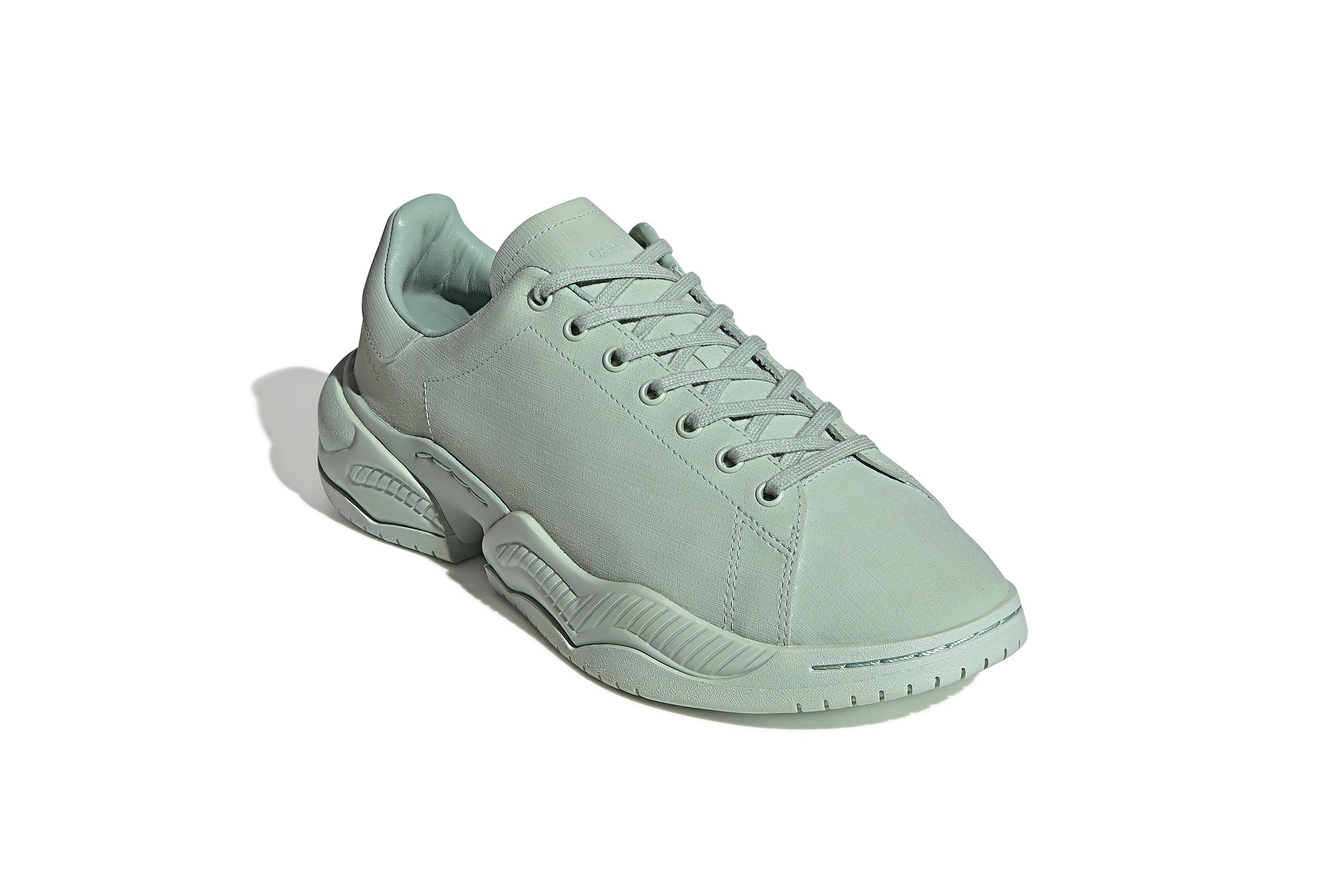 OAMC x adidas Originals Type O-2 Sneaker Release Mint Green White Cream Black Color Chunky Sole Minimal Trainer Shoe Footwear 
