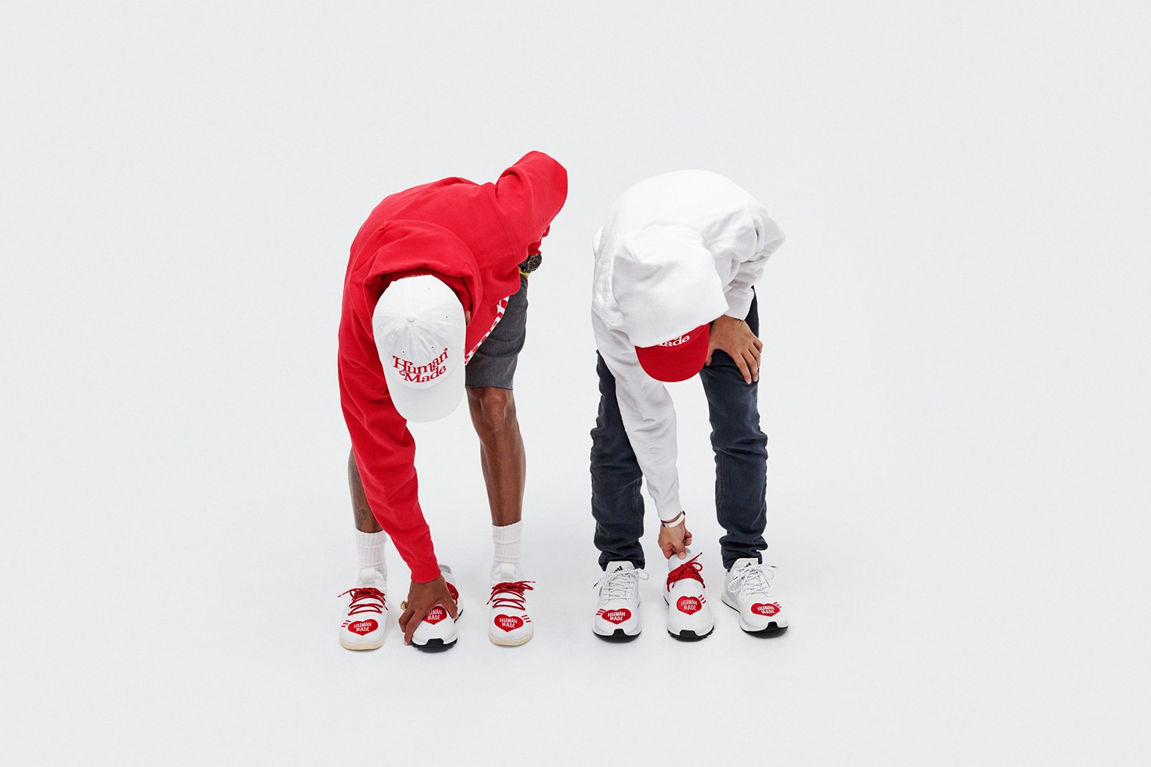 adidas originals pharrell human made nigo collaboration hu nmd tennis solar sneakers trainers 